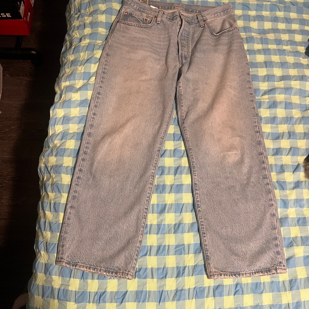 Levi's 501 90s Light Wash Straight Leg Jeans for Women
